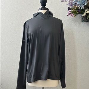 Nathan Charcoal Workout Hiking Running Hoodie